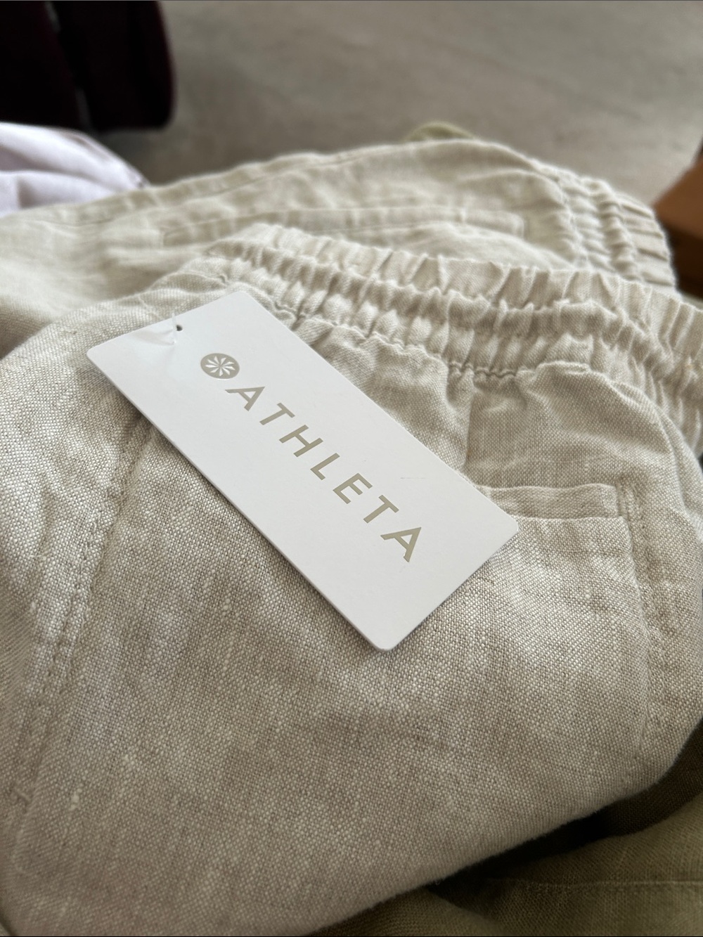Athleta Retreat Linen Wide Leg Pant - Picture 15 of 15